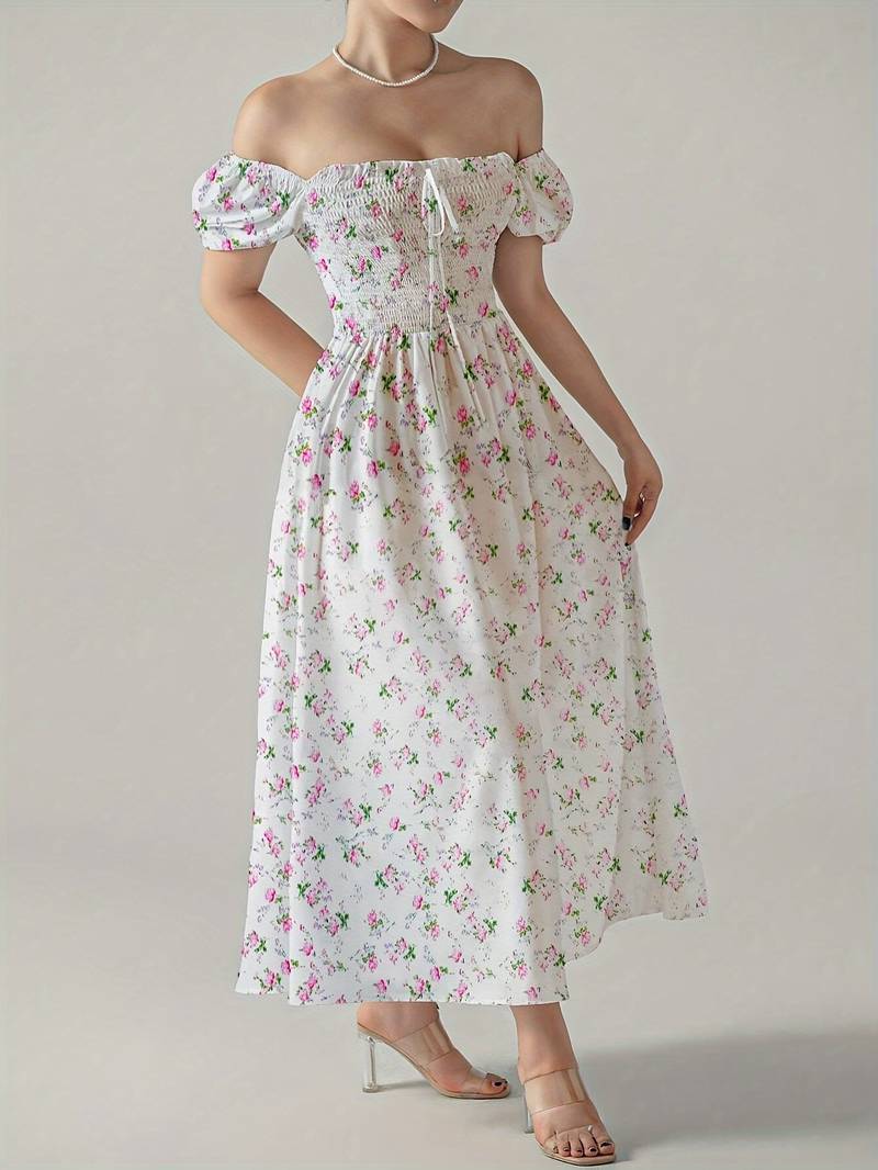 Levoire | Robe Avec Charme Froncé Et Nœud À L'Avant