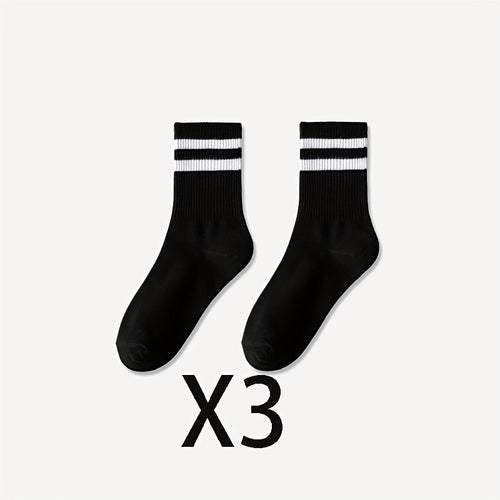 Levoire | 3 Paria Unisexe Chaussettes Sportives Crew