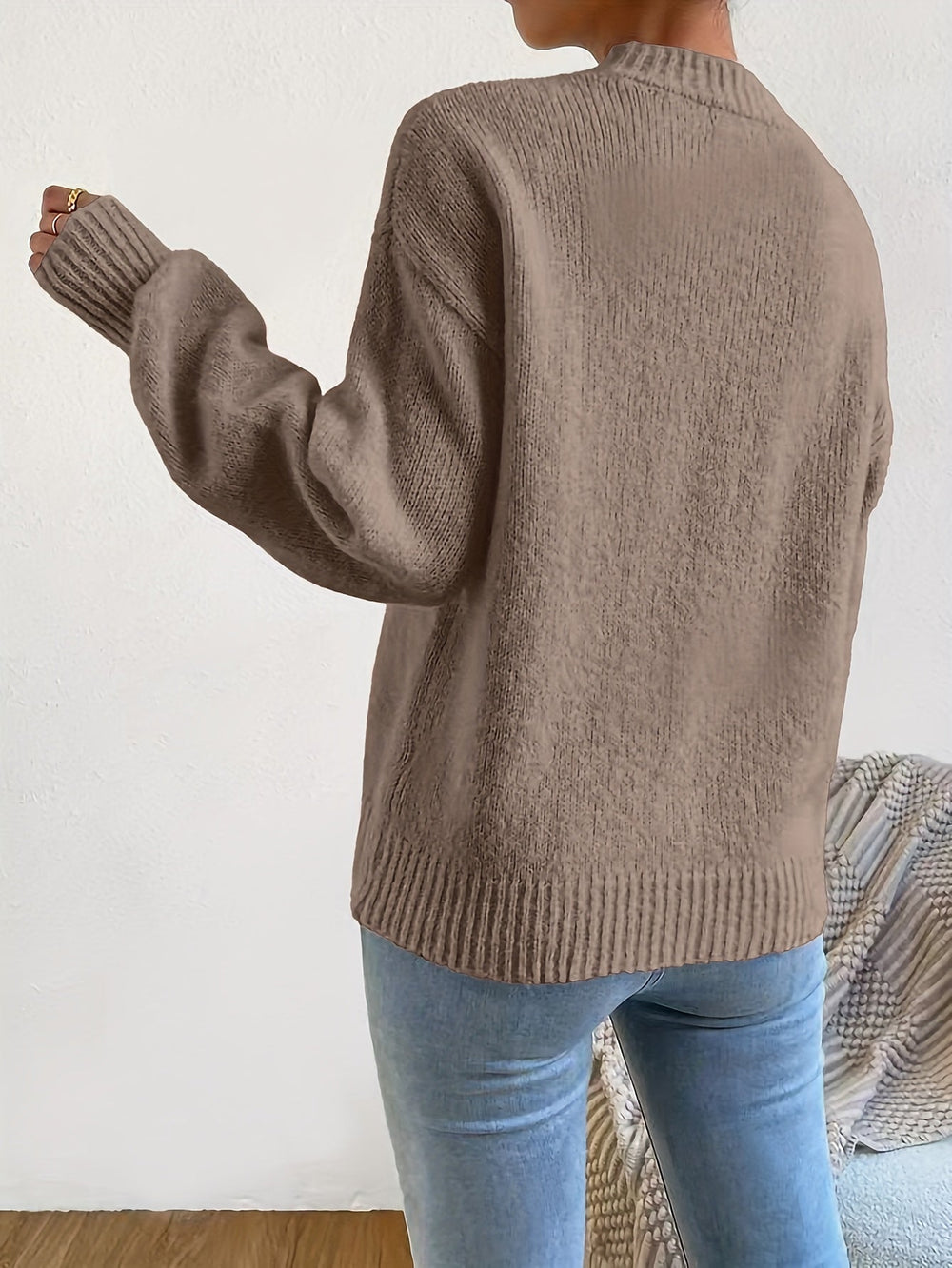 Levoire | Superbe Pull Avec Des Manches Lanternes
