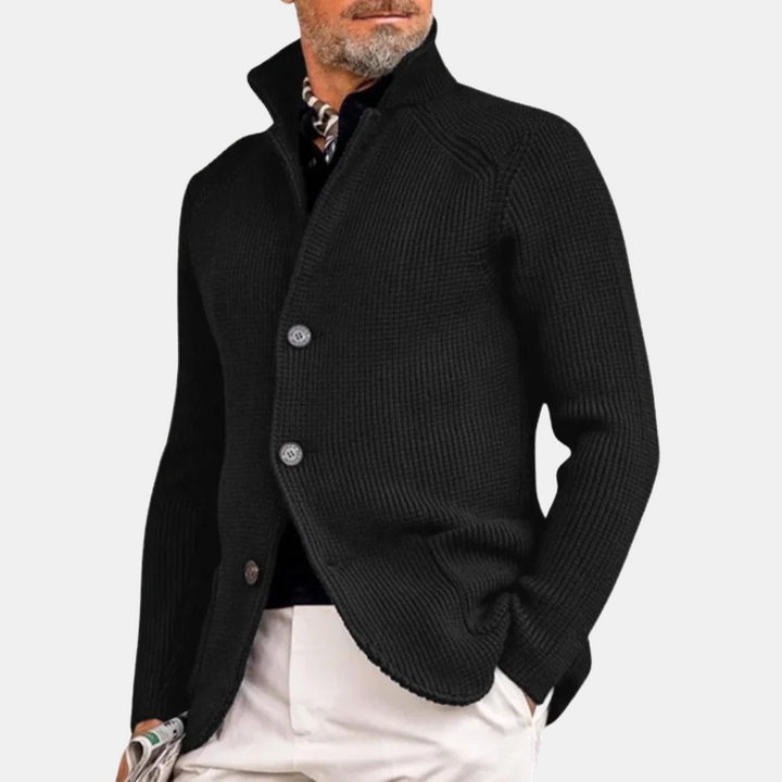 Levoire | Gilet en tricot fait main Noir