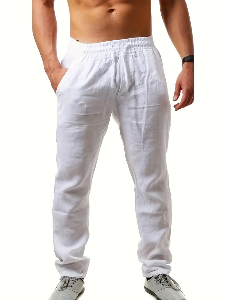 Levoire | Pantalons D'Été Décontractés Respirants Pour Hommes Blanc