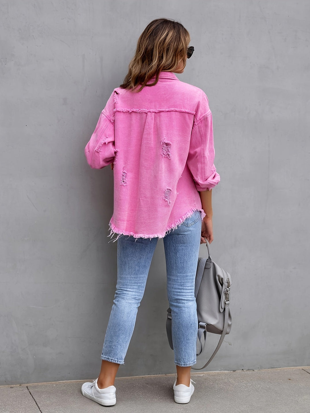 Levoire | Femme Oversize Veste | Déchirée