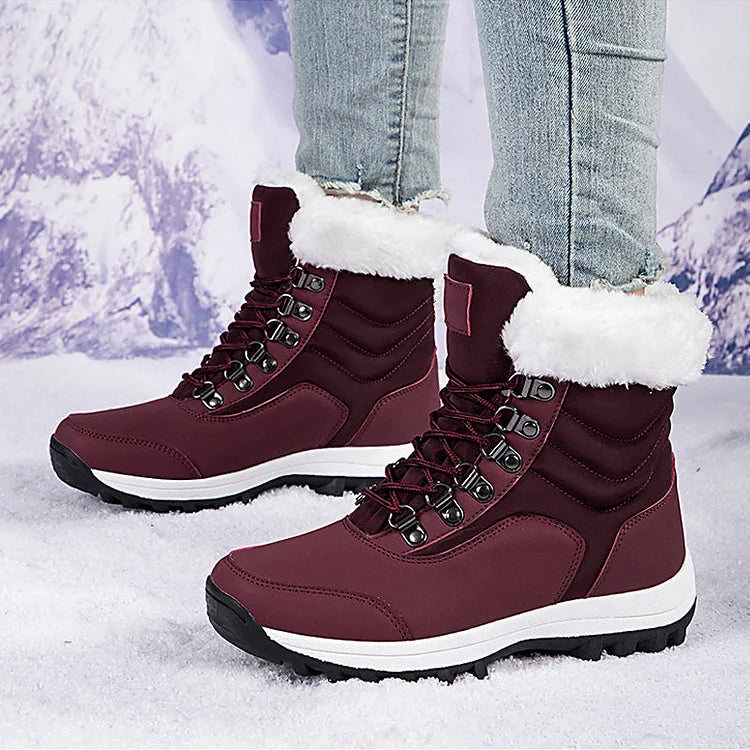 Levoire | Bottes D'Hiver Chaudes Et Élégantes Rouge