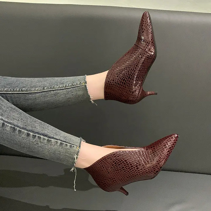 Levoire | Bottines À Talon Bas Bourguignon