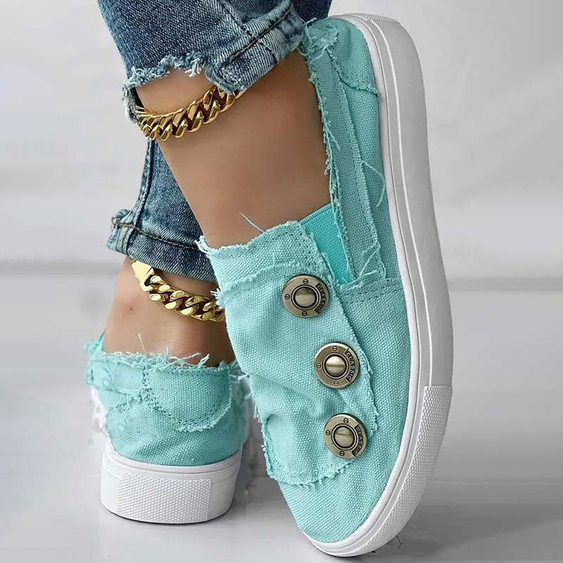 Levoire | Chaussures Plates Maille Respirantes Bleu 35