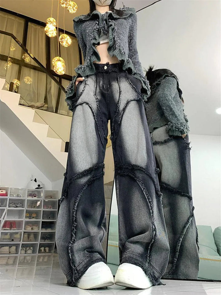 Levoire | Pantalon avec des jambes larges et une coupe ample Noir