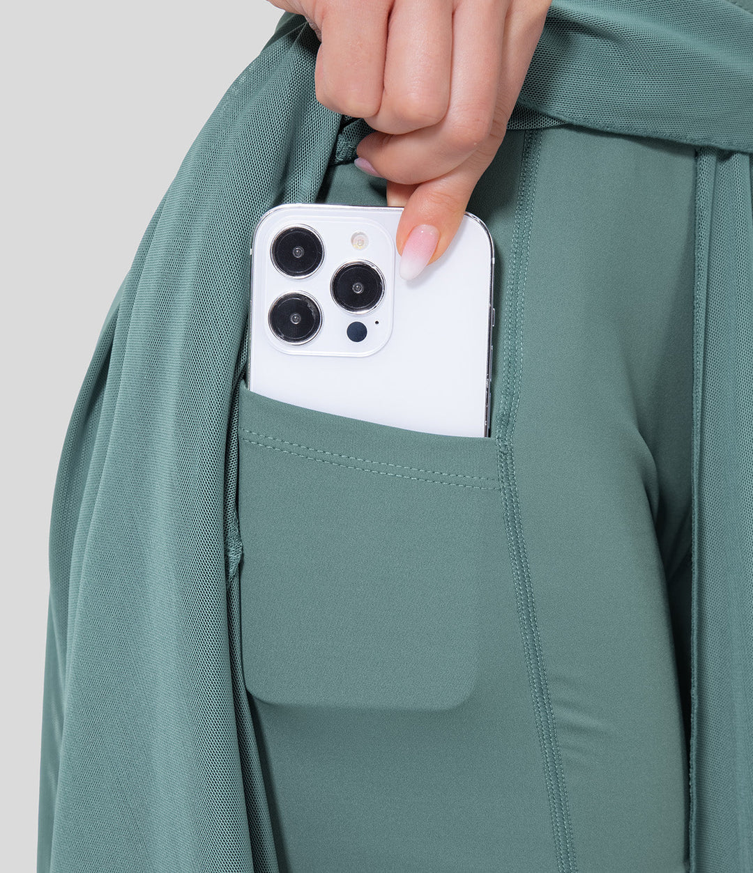 Levoire | Jupe Midi 2-En-1 Taille Haute