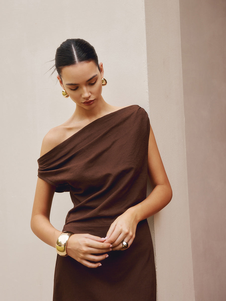 Levoire | Robe Slim Fit À Épaule