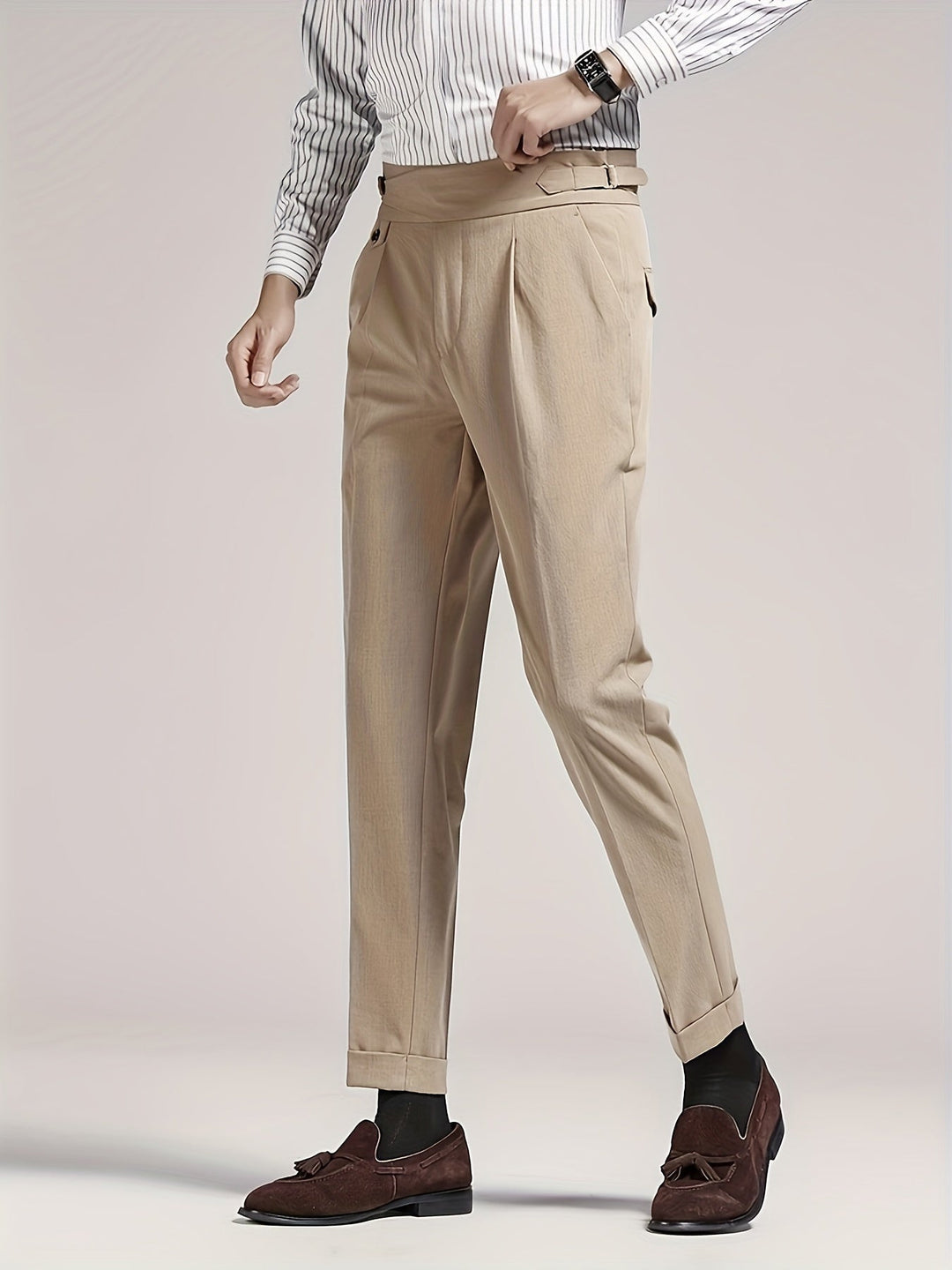 Levoire | Pantalon D'Affaires Regular Fit Unicolore