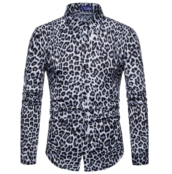 Levoire | Chemise Léopard Manches Longues Homme