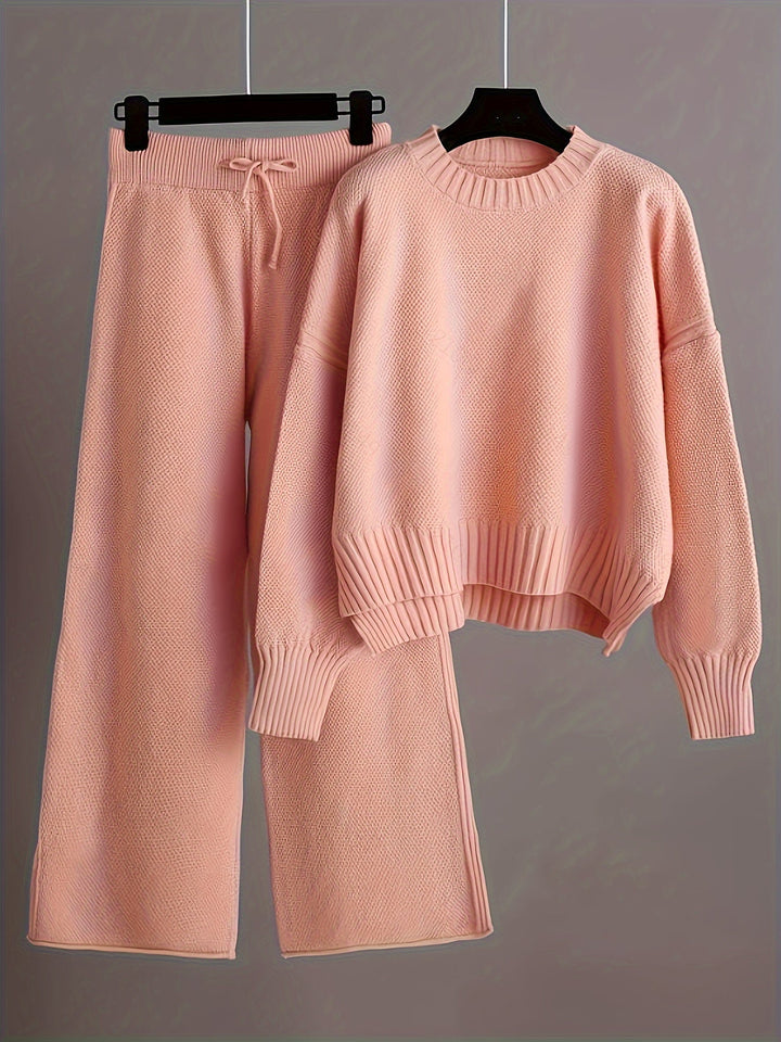 Levoire | Pantalon En Tricot Satz Rosa