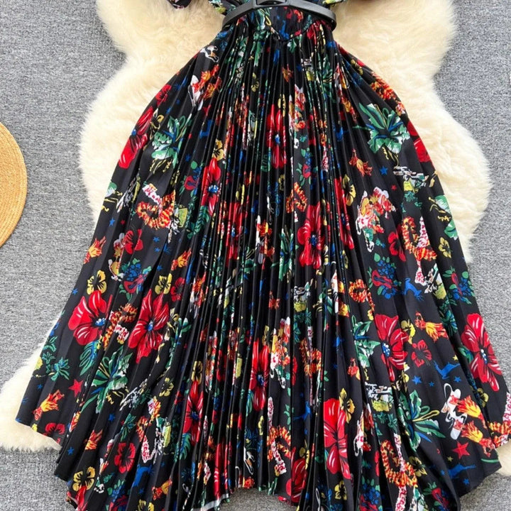 Levoire | Robe en A plissée irrégulière