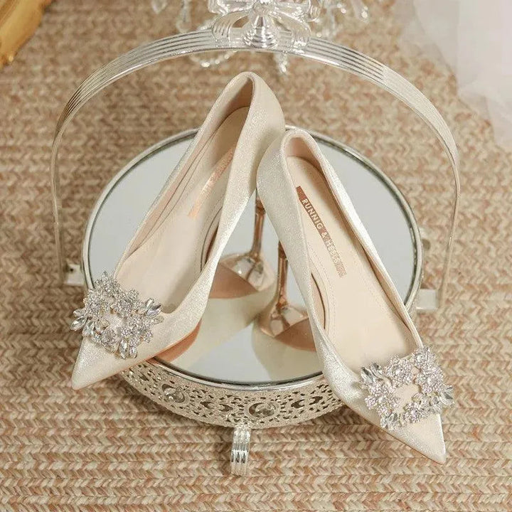 Levoire | Chaussures de mariage Stiletto avec strass