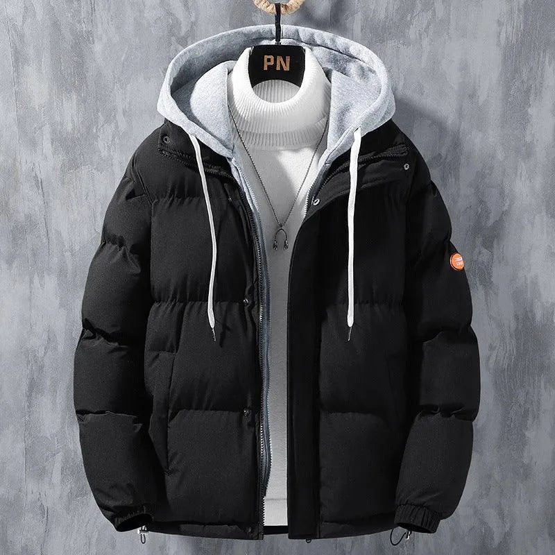 Levoire | Veste à capuche d'hiver Noir