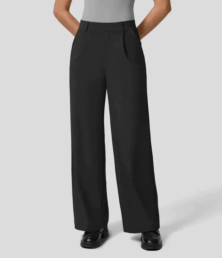 Levoire | Pantalon De Bureau En Tissu À Jambe Large