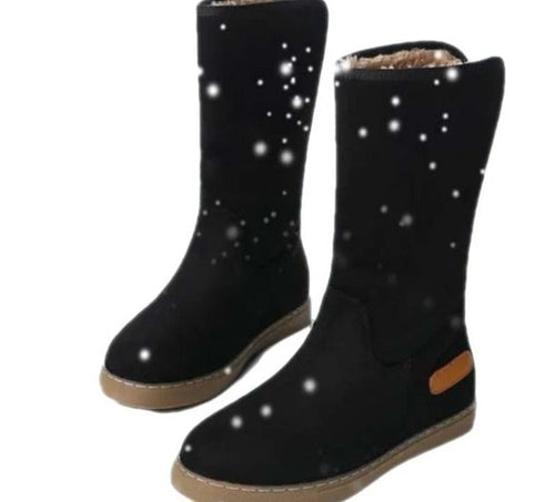 Levoire | Bottes D'Hiver Chaudes À Talon Plat