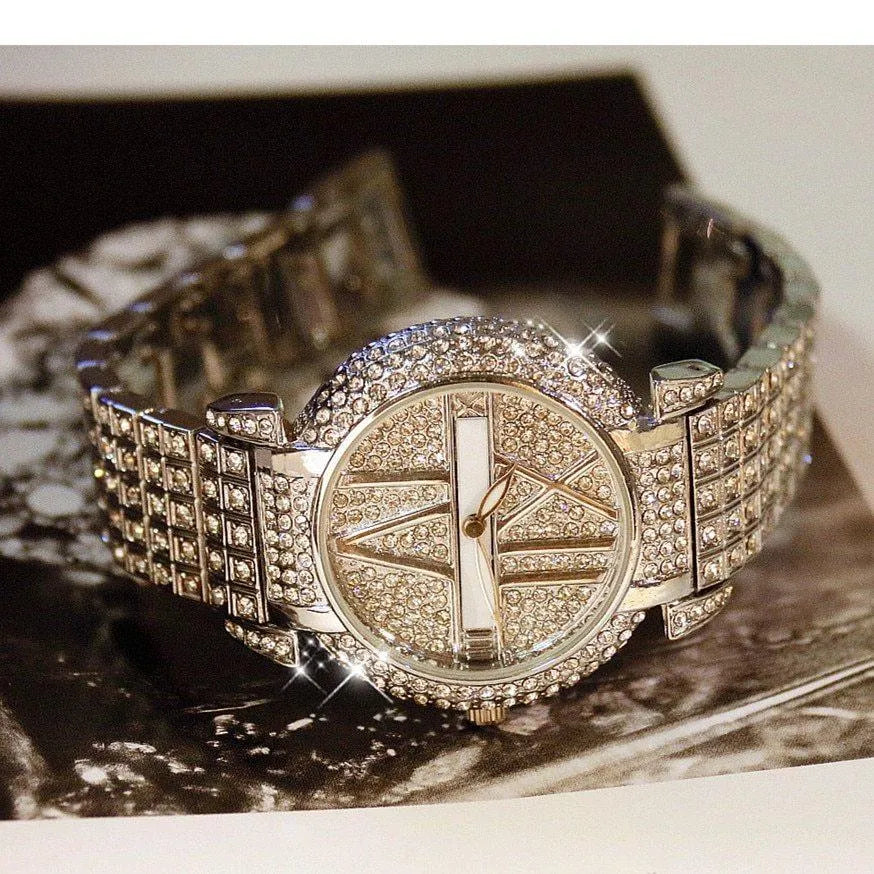 Levoire | Montre bracelet femme avec des diamants Argent