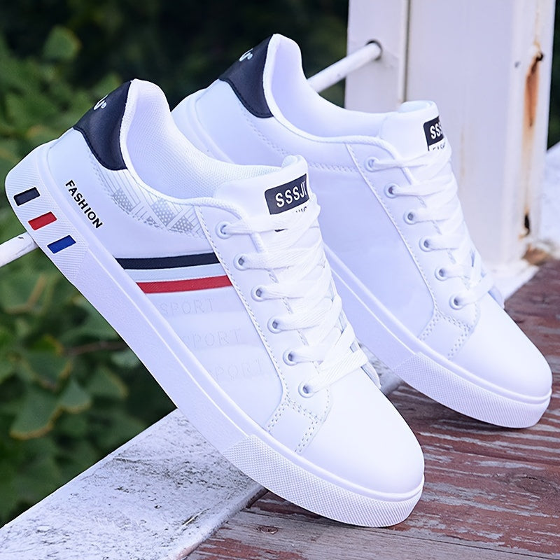 Levoire | Baskets Basses Confortables Pour Hommes Au Quotidien blanc rouge