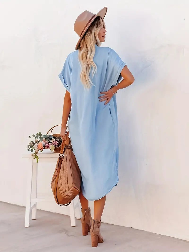 Levoire | Robe Élégante Avec Boutons