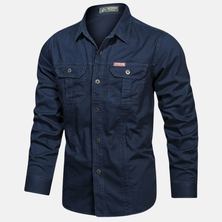 Levoire | Chemise Cargo Premium Bleu marine