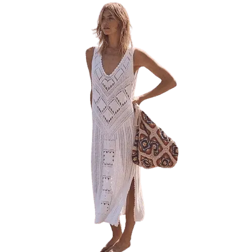 Levoire | Maillot de bain sexy Coupe Protection solaire Blanc Taille libre