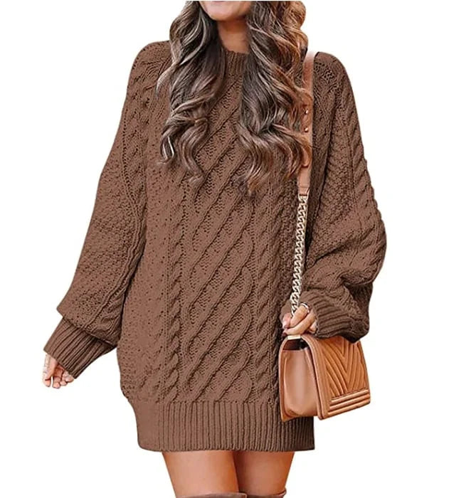 Levoire | Pull Ample Décontracté Braun
