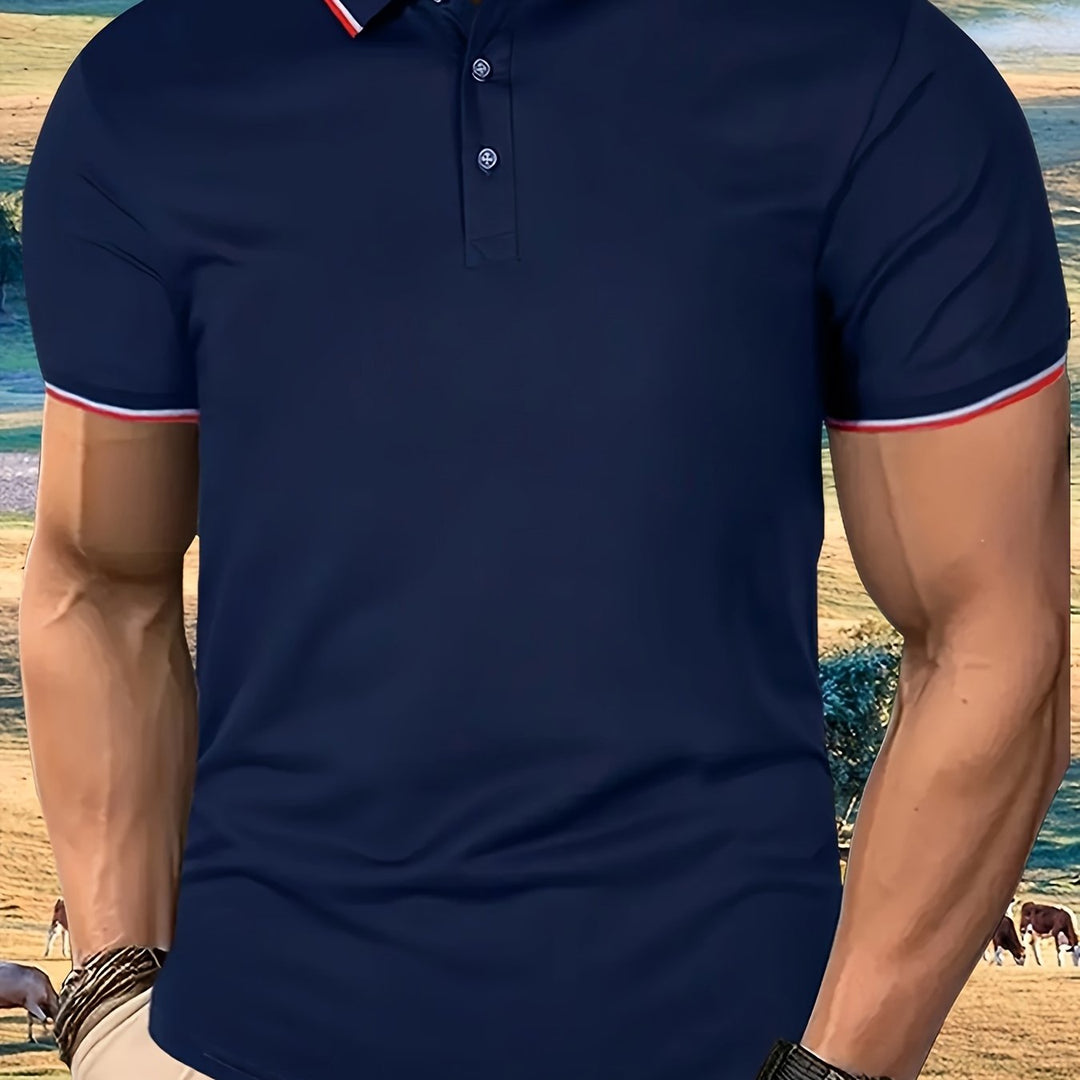 Levoire | Polo Léger Pour Homme Avec Bouton
