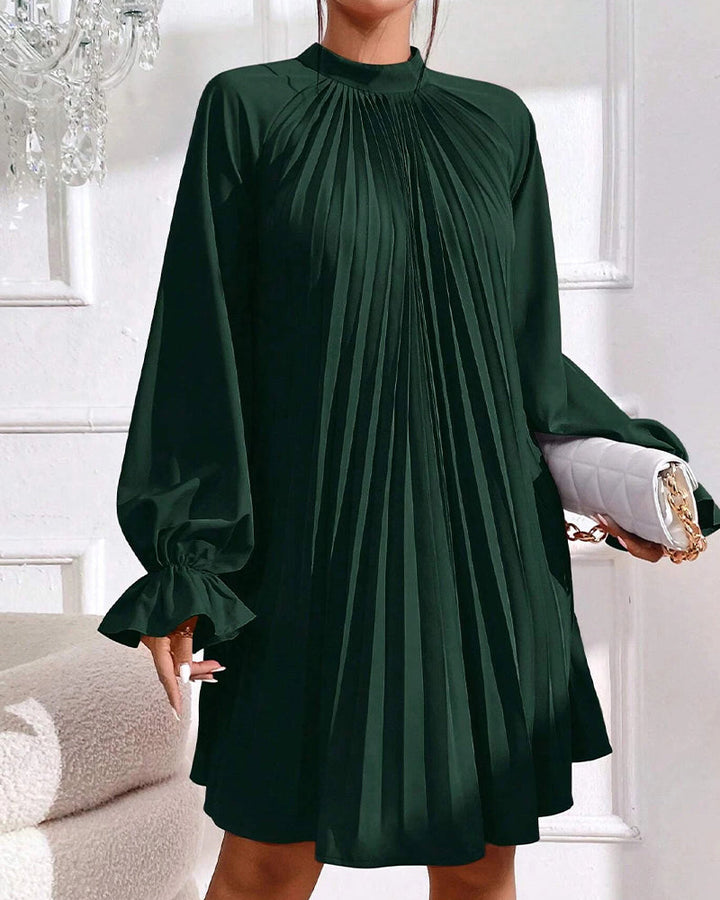 Levoire | Robe avec des manches bouffantes Vert
