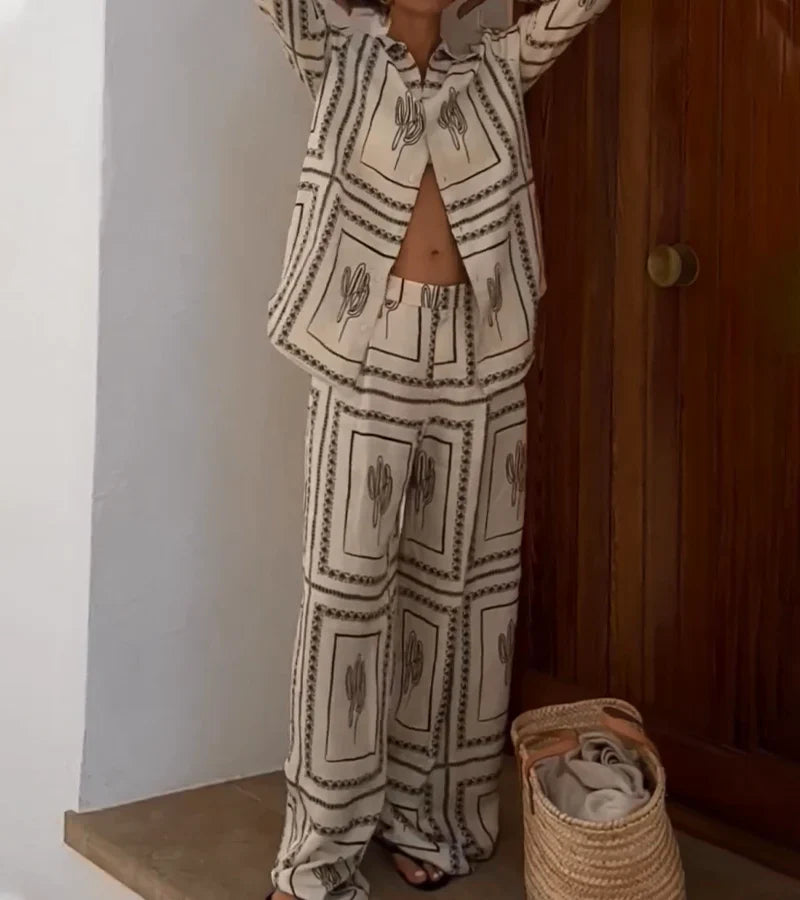Levoire | Ensemble De Loungewear Imprimé