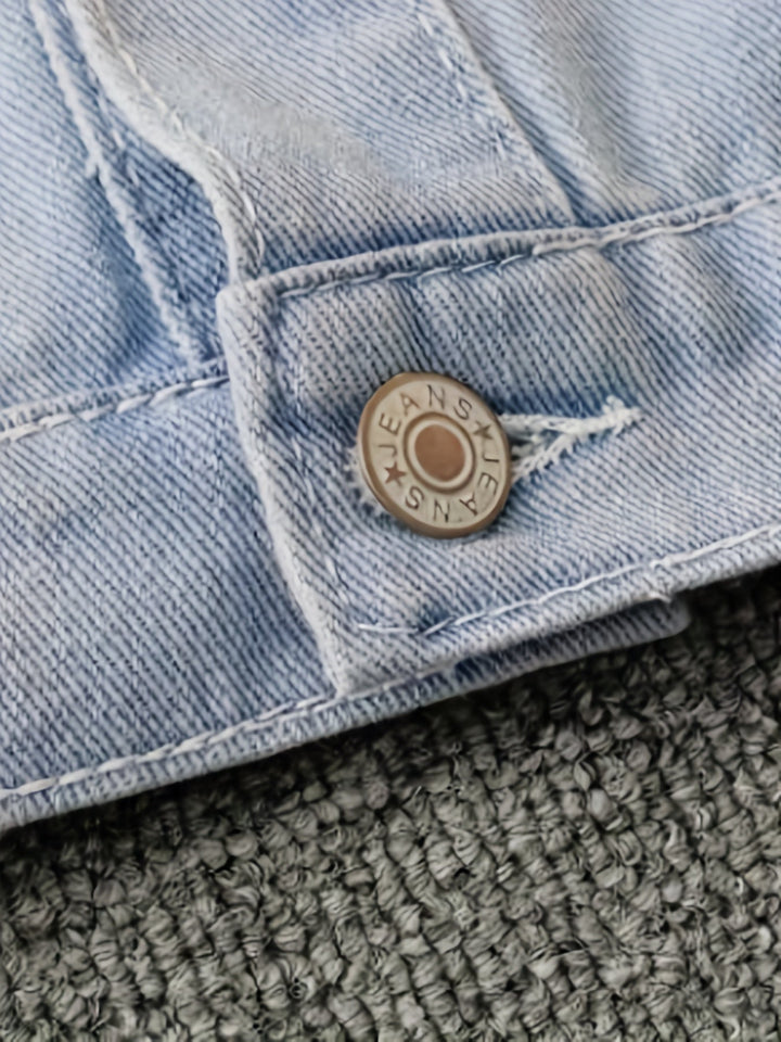 Levoire | Preppy Denim Veste Pour Hommes Avec Col Réversible