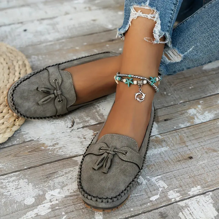 Levoire | Mocassins Vintage Confortables Avec Soutien Orthopédique Gris