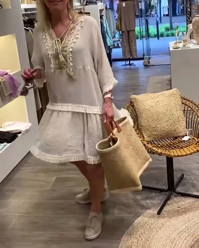 Levoire | Robe décontractée à encolure en V