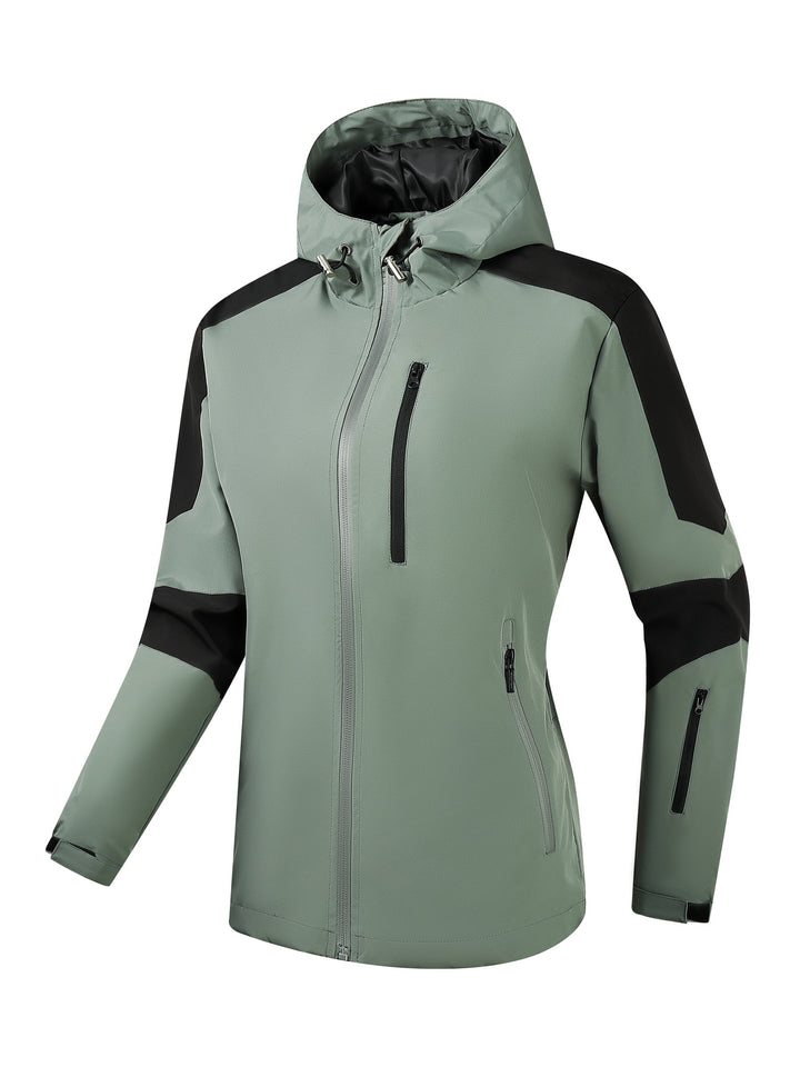 Levoire | Veste De Pluie Sportive Pour Femmes En Plus Grande Taille Olive vert 1