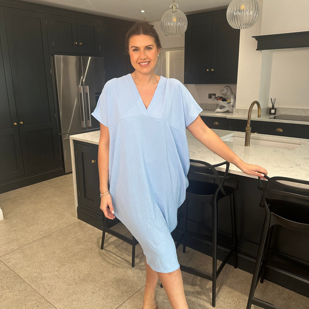 Levoire | Robe Midi Avec Décolleté En V