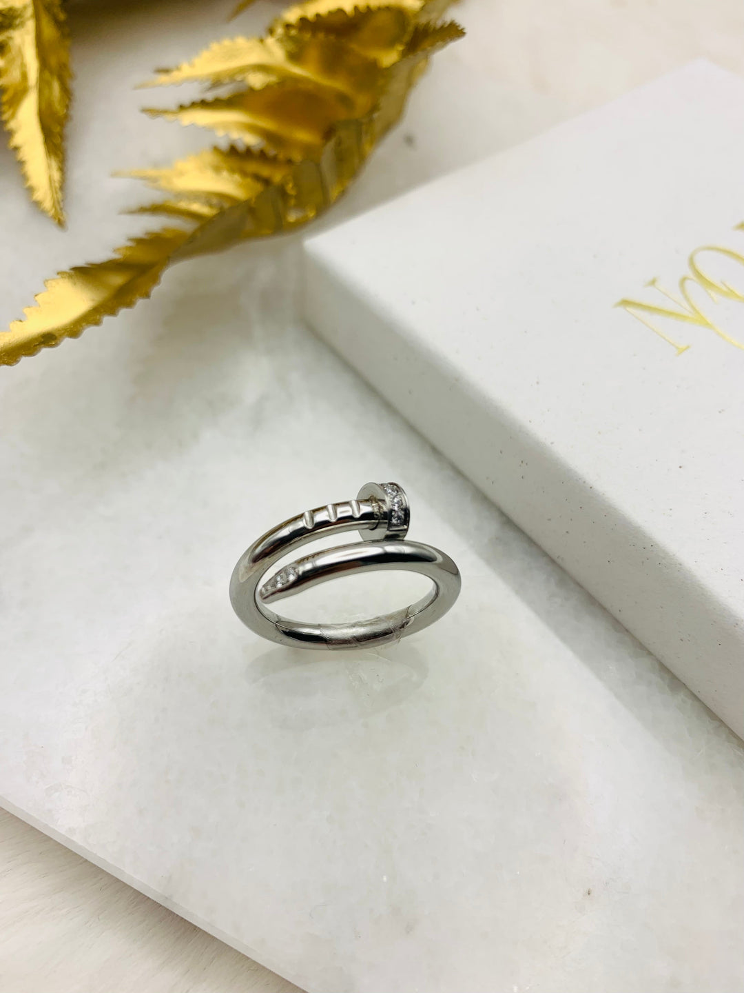 Levoire | Cristal Zircon Vis À Tête Hexagonale Argent
