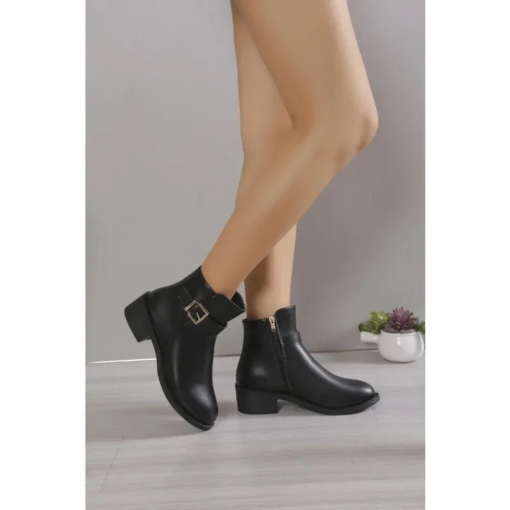 Levoire | Bottes Pour Femmes Avec Semelle Épaisse Et Fermeture Éclair Pour Un Look Élégant
