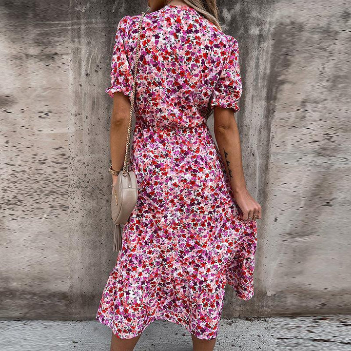 Levoire | Robe Mi-Longue Pour Femmes Léger Chaud Uni