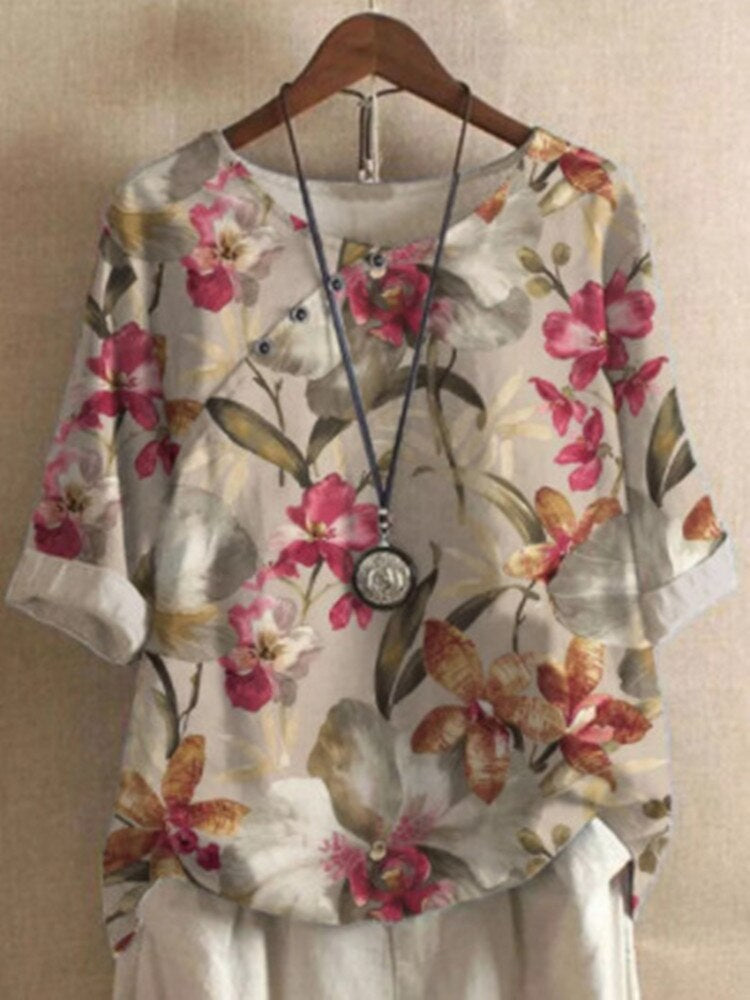Levoire | Blouse Pour Dames Imprimee Confortable