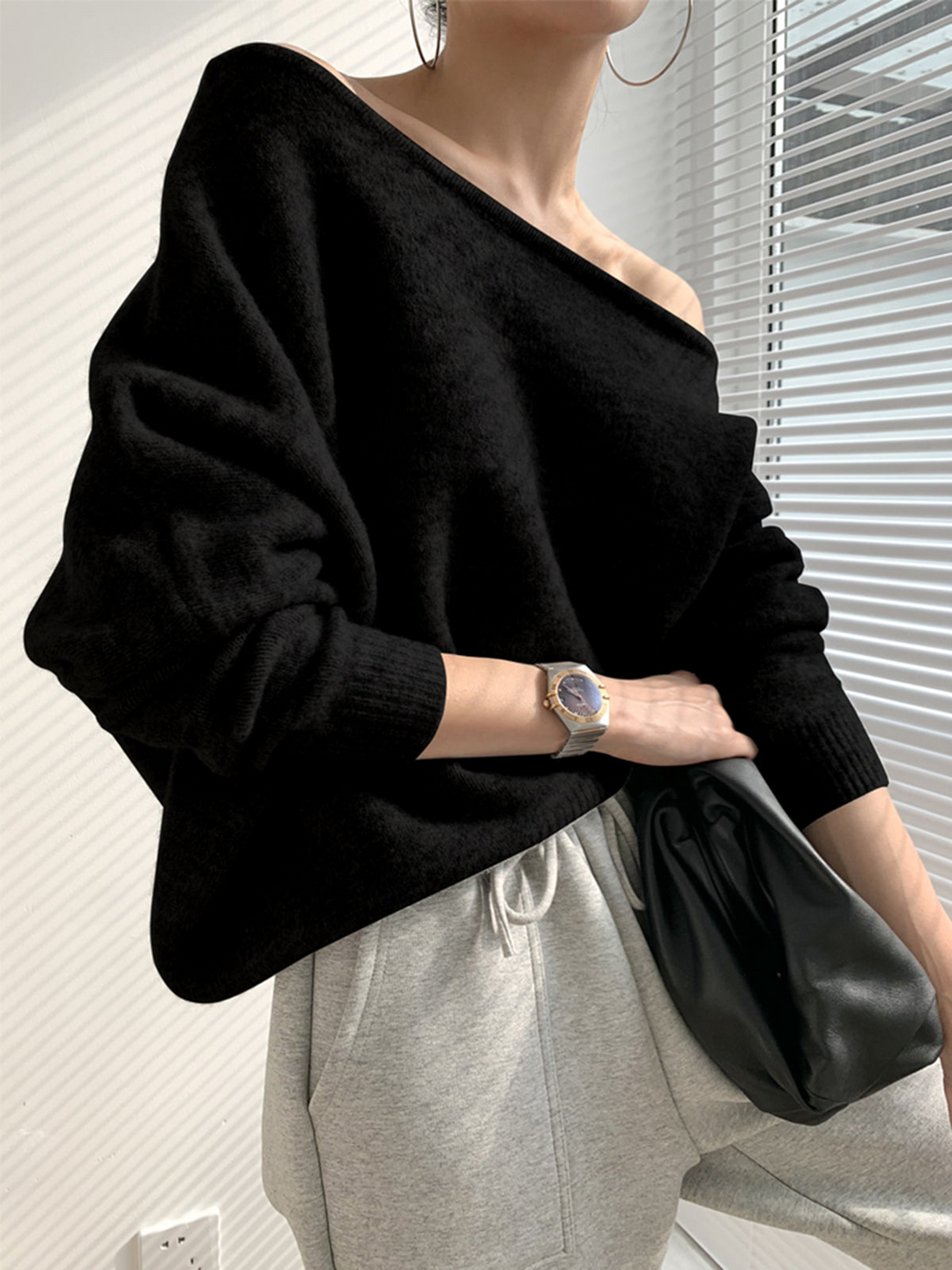 Levoire | Pull Asymtrique Femmes Chaud