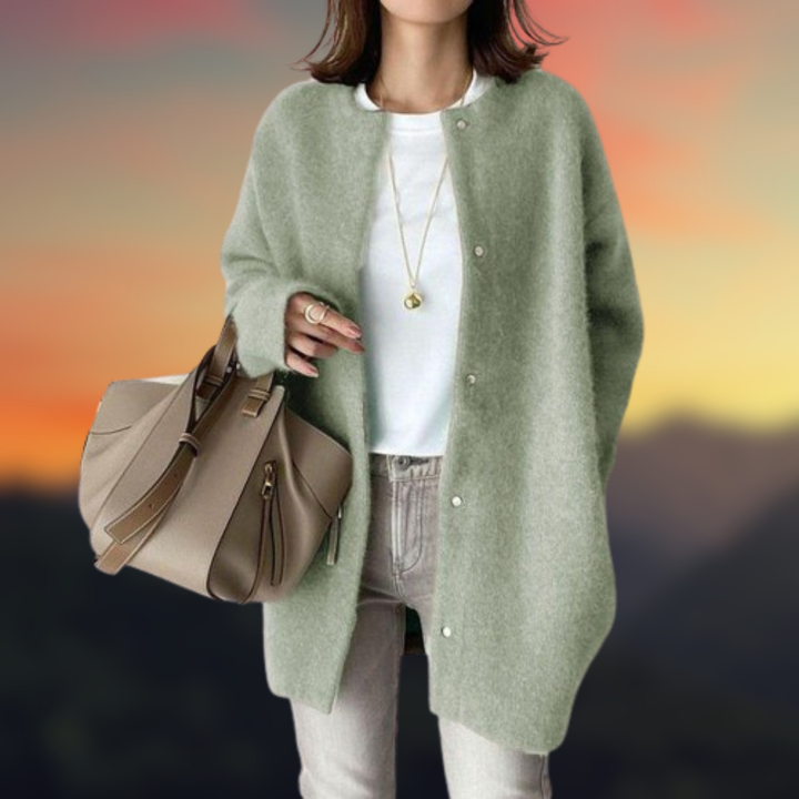 Levoire | Veste d'automne pour femme Vert clair