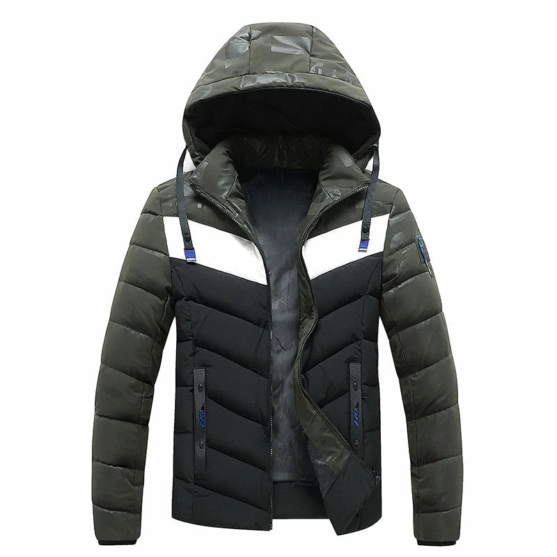 Levoire | Parka Idéal Veste Pour Hommes Olive vert A