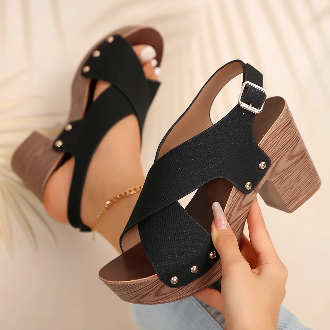 Levoire | Sandales À Plateforme Croisées Pour - Femmes - Levoire | Talons