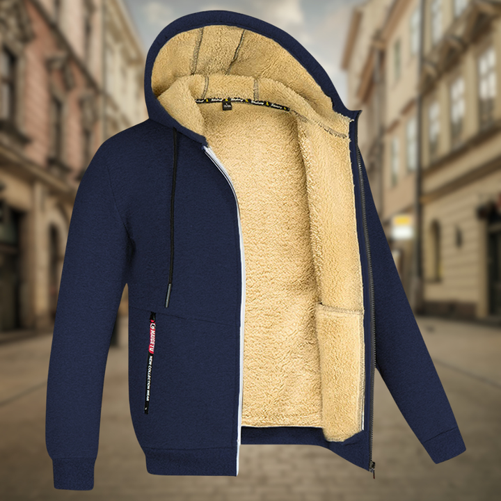 Levoire | Pull Chaleur Avec Doublure En Fleece Marine bleu