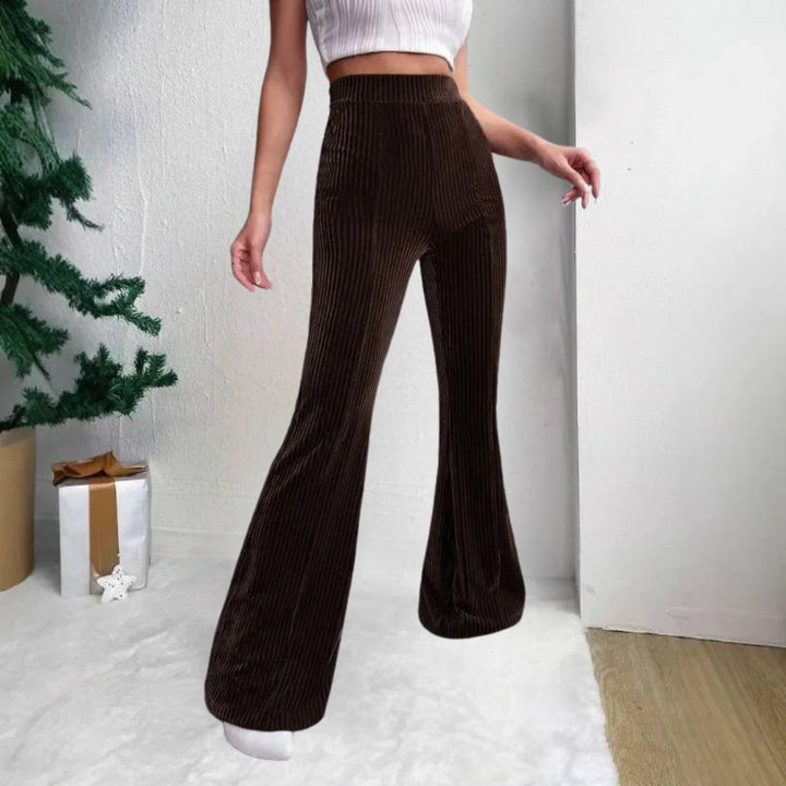 Levoire | Pantalons Évasés En Velours Pour Femmes