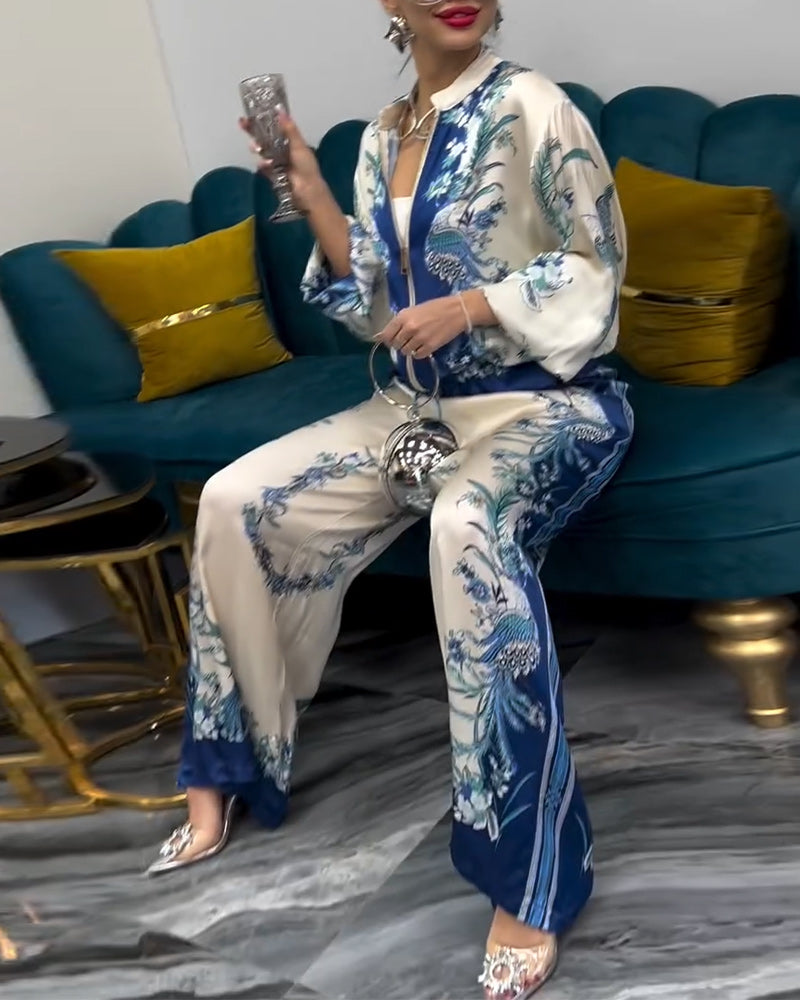 Levoire | Pantalon De Costume Tempérament Col Roulé Zippé