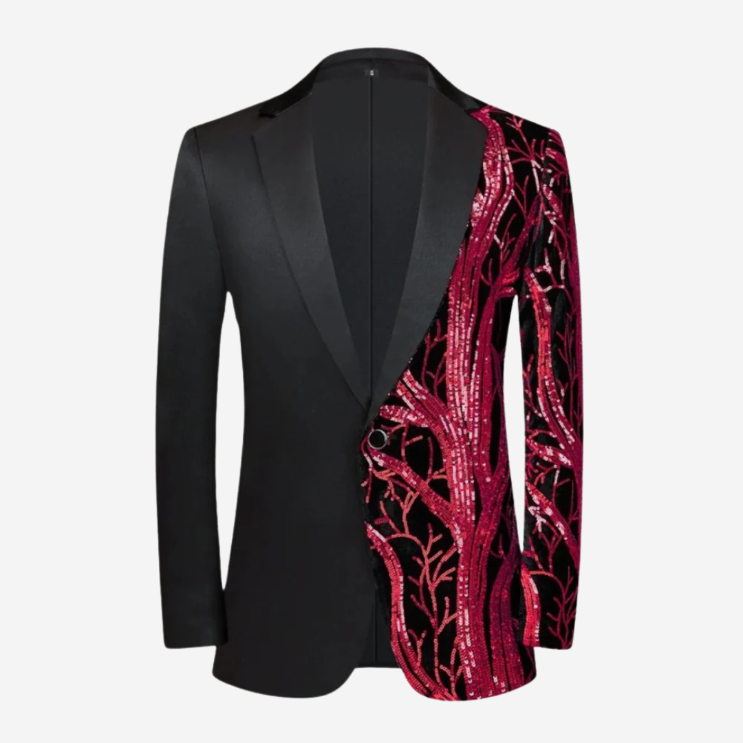 Levoire | Luxe Blazer Pailleté Rot