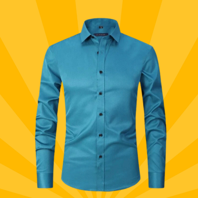 Levoire | Chemise Anti-Pourpoint Élastique et Sans Grattage Vert foncé