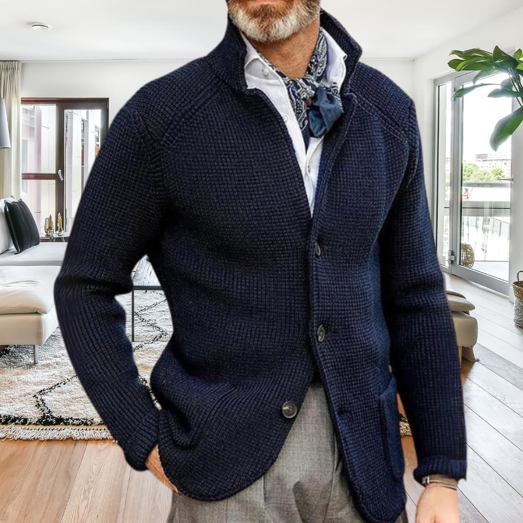 Levoire | Gilet Intemporel Marine bleu