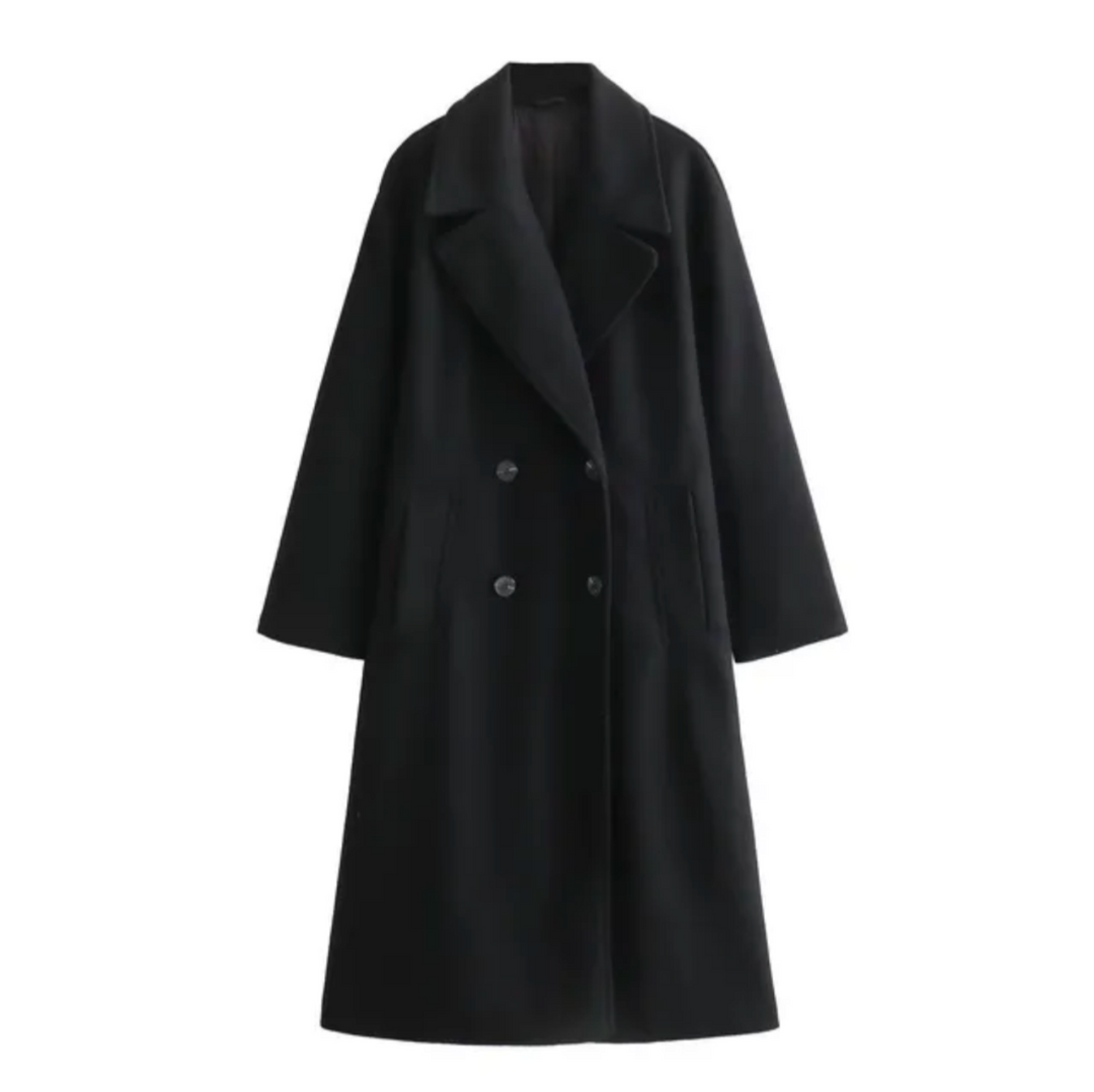 Levoire | Plus Long Manteau FR Femmes FR Le Look Chic Noir