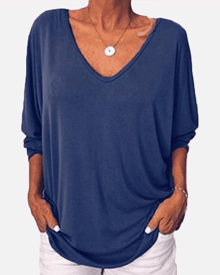 Levoire | Blouse Avec Fermeture À L'Arrière Bleu